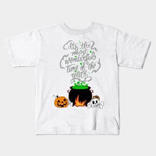 Halloween-The Most Wonderful Time of the Year Kids T-Shirt